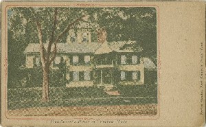 Hawthorne's Home at 
	Concord, Mass.; early 20th century