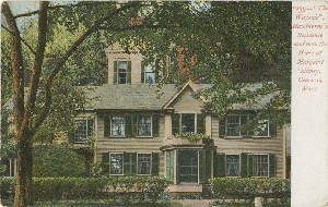'The Wayside', 

Hawthorne's Residence and now the Home Margaret Sidney, Concord, Mass.; 

early 20th century