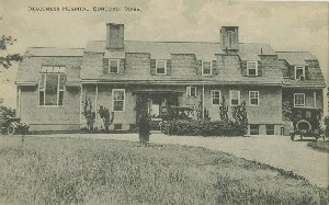 Deaconess Hospital, 
	Concord, Mass.; Early 20th century