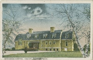 Deaconess hospital, 
	Concord Junction, Mass.; circa 1920 (postmark date)