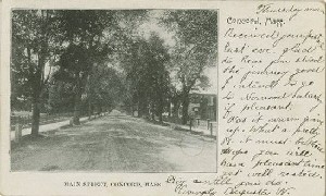 Main Street, Concord, 
	Mass.; early 20th century
