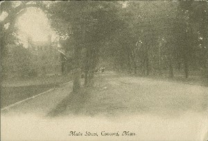 Main Street, Concord, Mass.; early 20th century