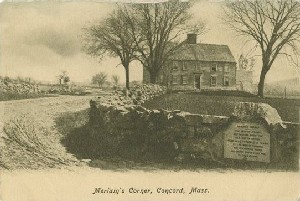 Meriams Corner, 
	Concord, Mass.; early 20th century