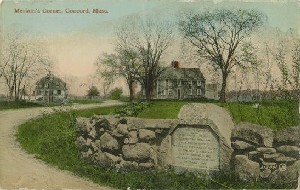 Meriam's Corner, 
	Concord, Mass.; early 20th century