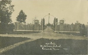 1905 Gate, Middlesex 
	School, Concord Mass.; early 20th century