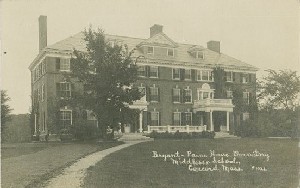Bryant-Paine House 
	Dormitory, Middlesex School, Concord, Mass.; early 20th century