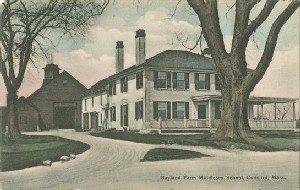 Hayland Farm, Middlesex
	 School, Concord, Mass.; early 20th century