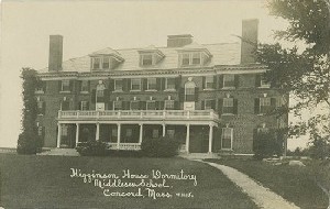 Higginson House 
	Dormitory, Middlesex School; early 20th century