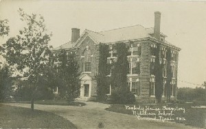 Peabody House 
	Dormitory, Middlesex School, Concord, Mass.; early 20th century