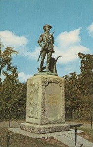 [<em>Minute 
	Man</em> statue]; mid to late 20th century