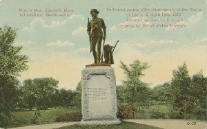 Minute Man, Concord, 
	Mass. Situated on 'Battle Lawn.'; early to mid-20th 

century