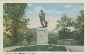 Minute Man Statue, 
	Concord, Mass.; early to mid-20th century