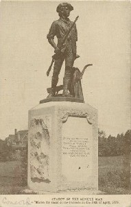 Statue of the Minute 
	Man.; early to mid-20th century