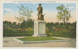 Minute Man on Battle 
	Lawn, Concord, Mass.; early to mid-20th century