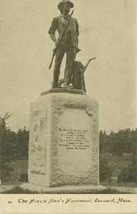 The Minute Man's 
	Monument, Concord, Mass.; early to mid-20th century