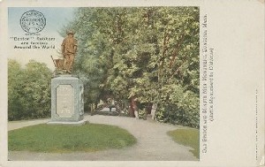 Old Bridge and Minute Men Monument, Concord, Mass. (Battle Monument in Distance); 1906 (copyright date)