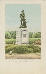 The Minute Man, 
	Concord, Mass.; 1904 (copyright date)