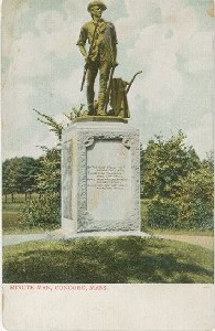 Minute Man, Concord, 
	Mass.; early 20th century