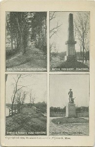 Pines to the Battleground 
	• Concord; British Monument • Concord; Bridge & Minute 

Man • Concord; Minute Man • Concord.; early 20th century