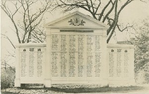 [Concord Roll of Honor in Memorial Square]; 