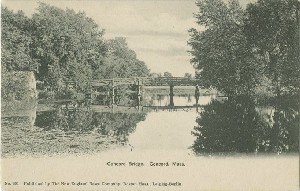 Concord Bridge, Concord,
	 Mass.; early 20th century