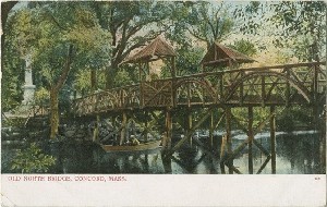 Old North Bridge, 
	Concord, Mass.; early 20th century