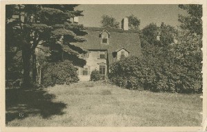 The Old Manse, 
	Concord, 1769, where Hawthorne, Thoreau, and Emerson lived; early to 

mid-20th century