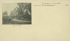 Old Manse, Wright 
	Tavern, Concord, Massachusetts; early 20th century