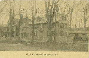 D. A. R. Chapter House, 
	Concord, Mass.; circa 1908 (postmark date)