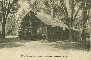 The Wheeler House, 
	Concord, erected 1668; early 20th century