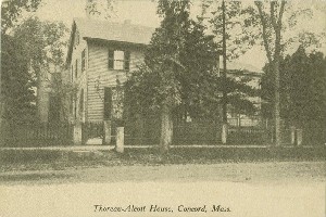 Thoreau-Alcott House, 
	Concord, Mass.; early 20th century
