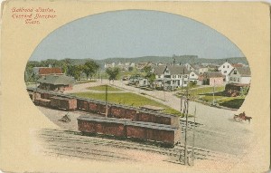 Railroad Station, 
	Concord, Junction, Mass.; early 20th century