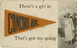 There's a girl in Concord Junc. That's got me going.; early 20th century
